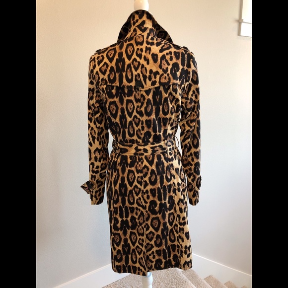 PINK TARTAN LEOPARD TRENCH - Picture 15 of 15